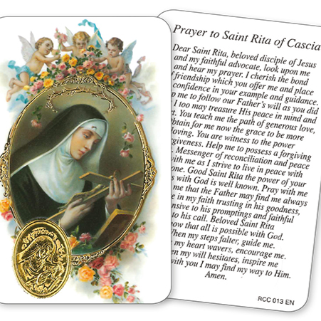 Prayer Card - Saint Rita (71857)