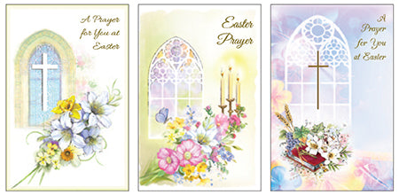 Easter Card with Gold Foil/3 Designs E7 (85720)
