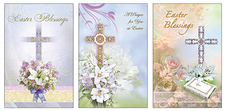 Easter Card with Gold Foil/3 Designs E1 (85723)