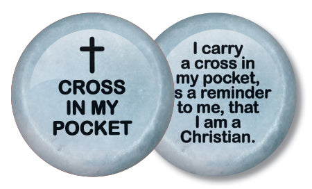 Marble Pocket Token/Cross in My Pocket (13522)