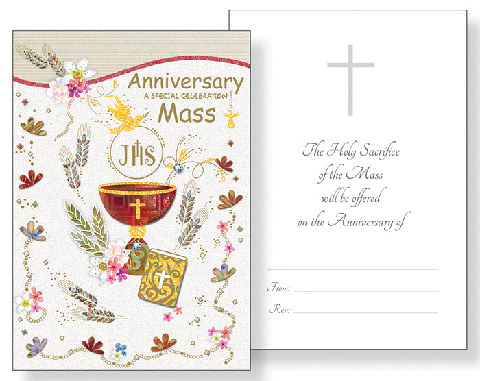 Anniversary Mass card (20045)