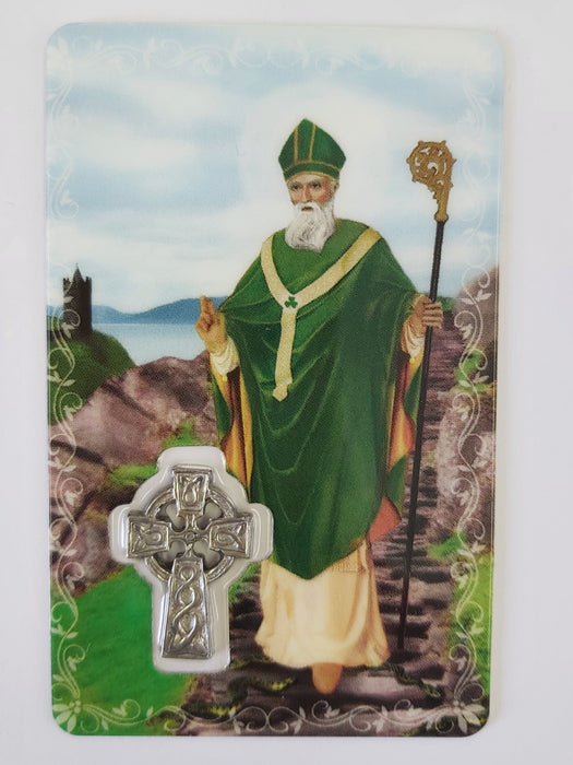 St. Patrick (Window Prayer Card) JQ05