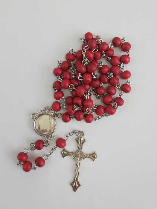 6mm Scent Rosewood Rosary St. Rita (RW27)