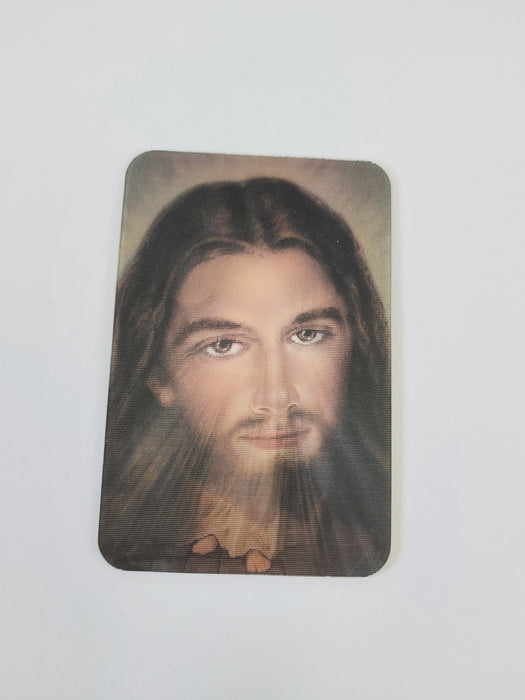 Divine Mercy 3D Holographic Picture Card (JR33)