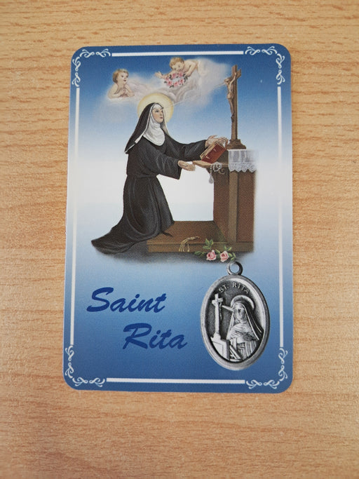 St. Rita Von Cascia Laminierte Gebetskarten – 20 Stück Set