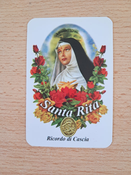 St Rita prayer card (Italy1)