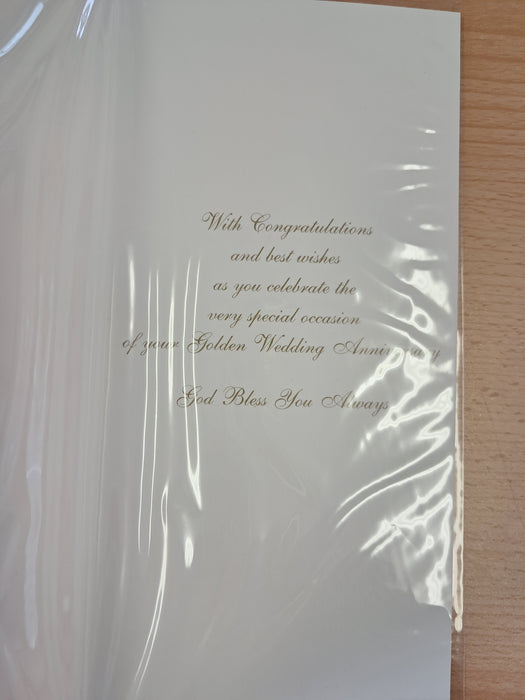 Golden Wedding Anniversary - card (20626)