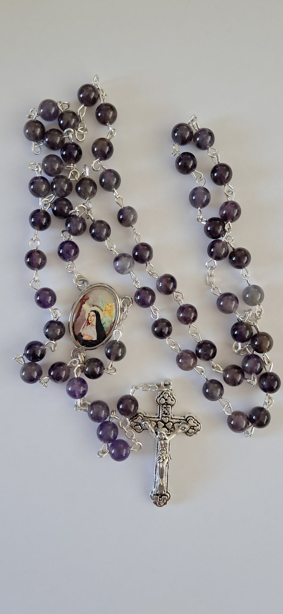 St. Rita's Amethyst Rosary 6mm (RCNRA20) — St. Rita's Shop