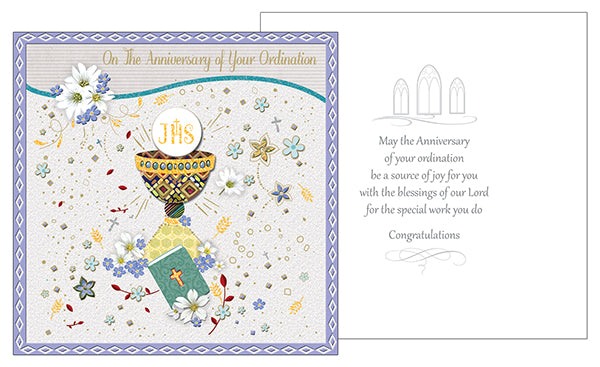 Anniversary Ordination Card (20369)