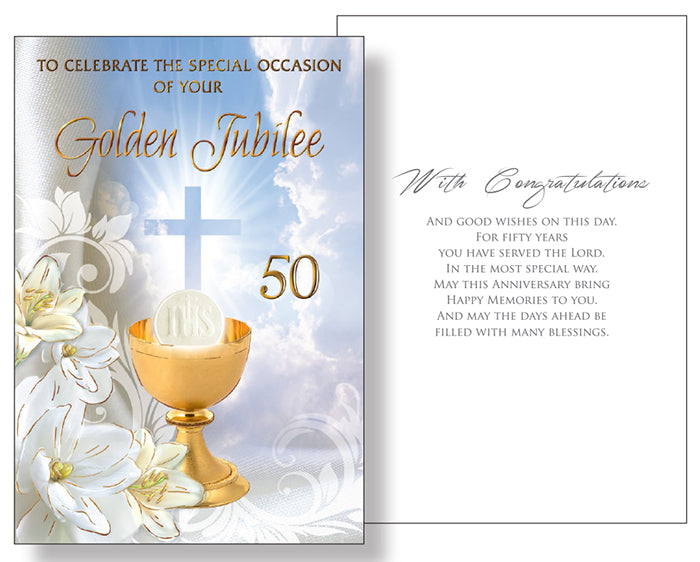 Golden Jubilee Card (20532)