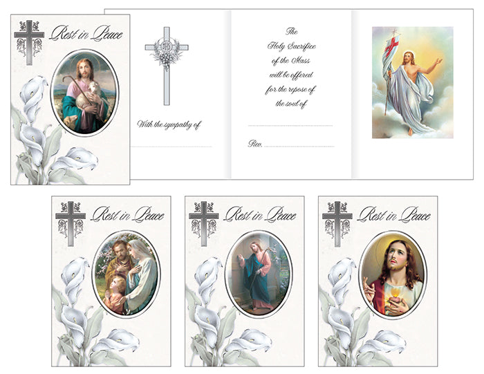 Sympathy Mass card (2174)