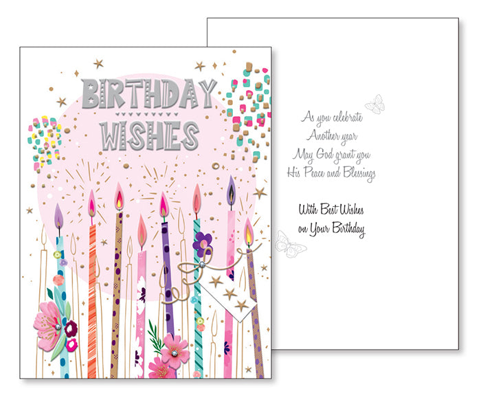 Birthday Wishes card (22088)