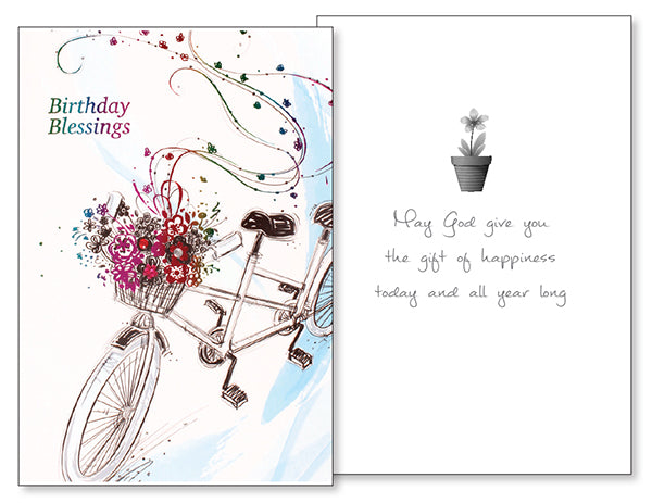 Birthday Blessings Card (22095)