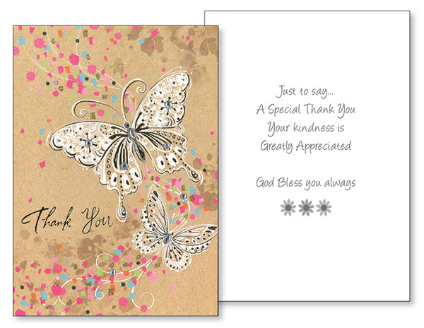 Thank you card (22529)