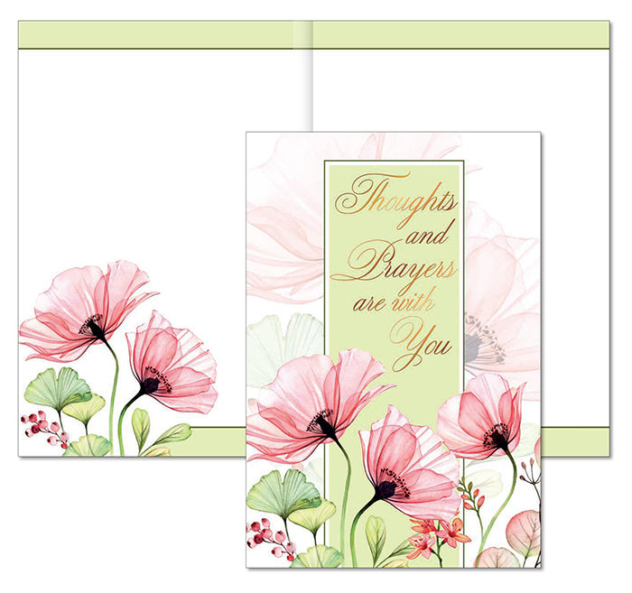 Thoughts & Prayers are with you card (23260)