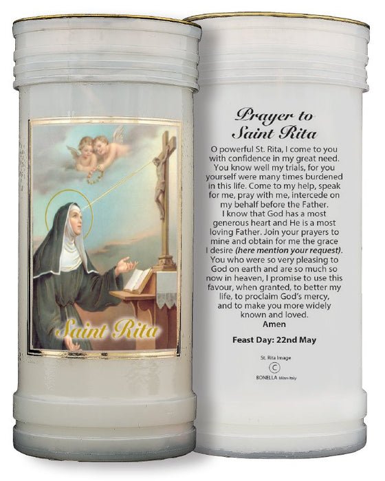 St Rita pillar candle (8695/RITA)