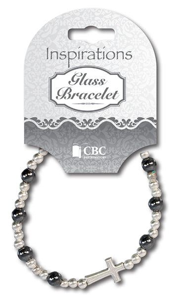 Bracelet with Metal Cross (64525)