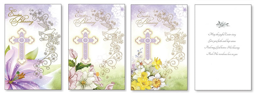 Easter Cards 3 Designs E3 (85718)