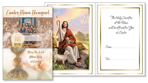 Easter Mass Bouquet Card (85995)