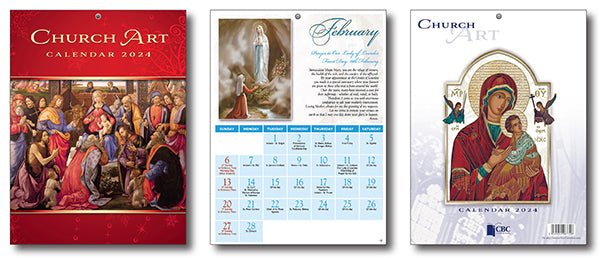 Church Art Calendar/Nativity - Perpetual (9671)