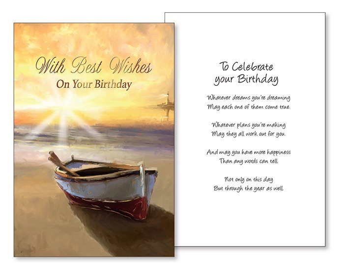 Birthday Blessings card (22145)