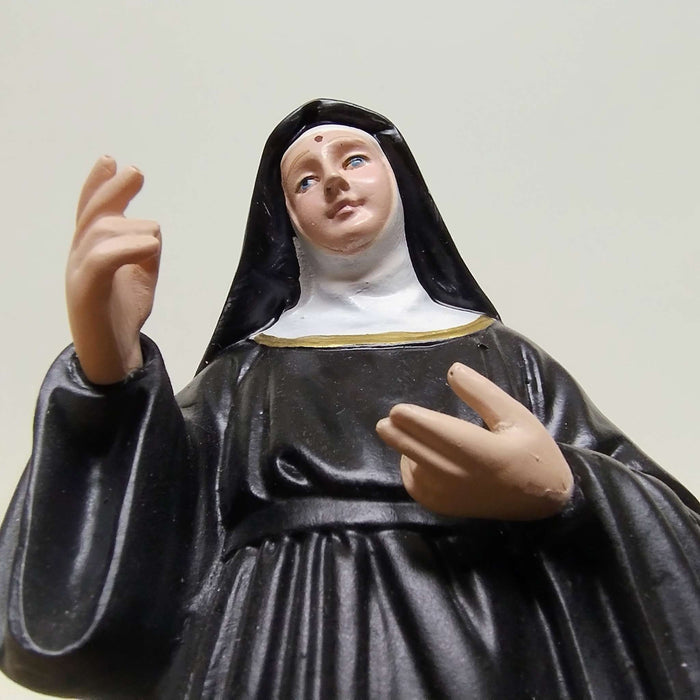 Statue of Saint Rita in solid resin 8.5" 22cm (SUD-224)