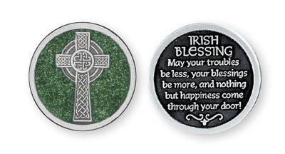 Celtic cross pocket token (13426)