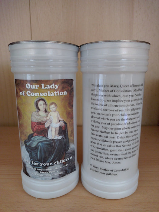 PILLAR CANDLE (Our Lady of Consolation)