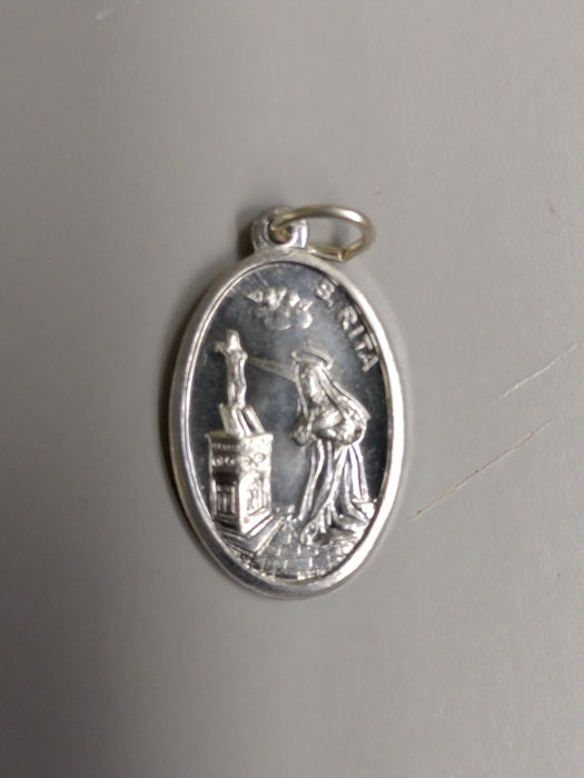 St Rita/St Anne 20mm Aluminum Medal