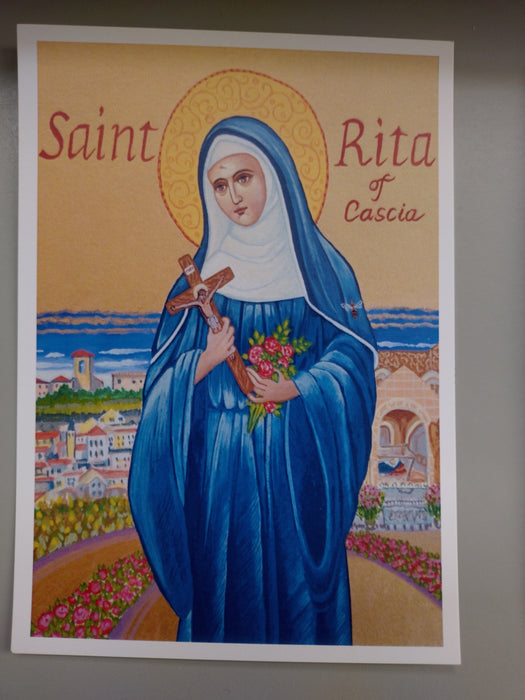 St. Rita ICON CARD