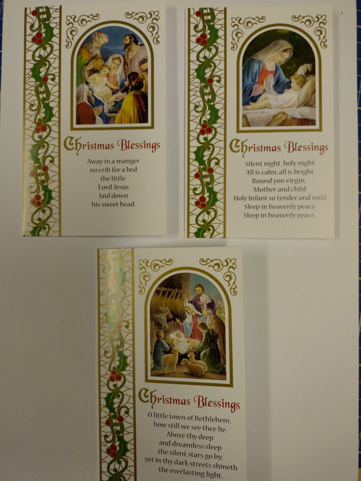 Christmas Card Packet/10 in/3 Designs (97130) AX8