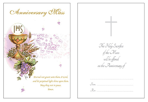 Card - Anniversary Mass (20033)