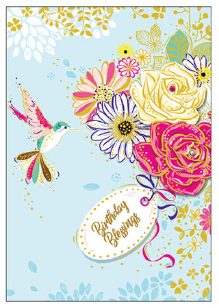 Birthday Blessings Card/3 Dimensional (22090)