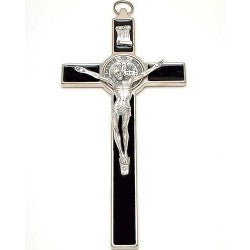 20 cm Black St. Benedict Cross Crucifix. 60/4.