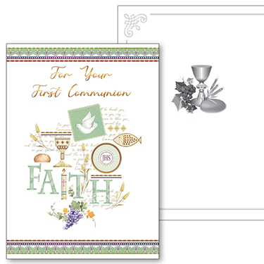 Communion Card with Insert (C27546)