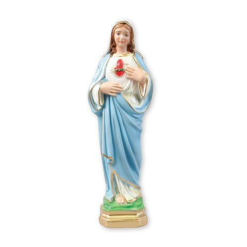11 3/4 inch Plaster Statue/S.H.Of Mary (5574)