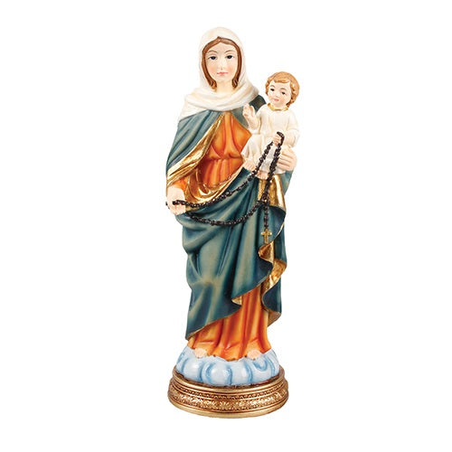 Renaissance 5 inch Statue - Madonna - Rosary (56910)