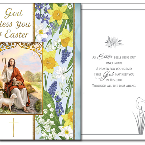 Easter Blessings Card with insert E21(85686)