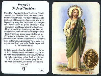 Prayer Card - Saint Jude (71877)