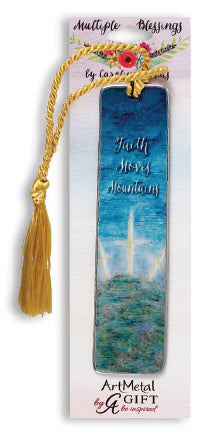 Art Metal Bookmark/Faith Moves Mountains (80924)