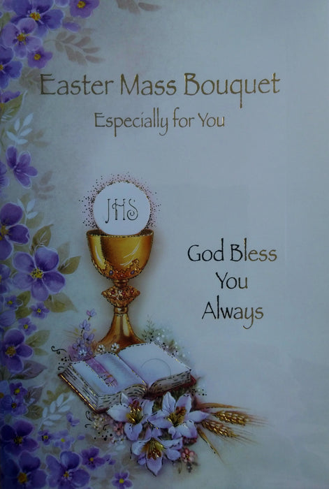 Easter Mass Bouquet Card (8590/2)