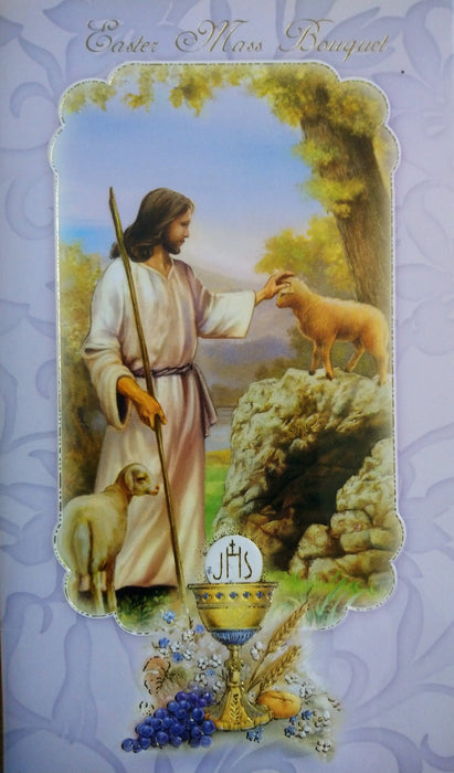 Easter Mass Bouquet Card (8593/2)
