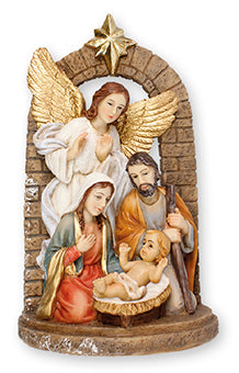 Holy Family & Angel Nativity Set (89115)