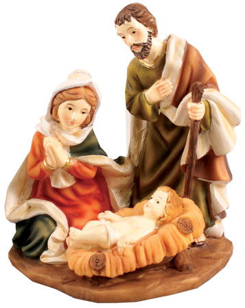 Nativity Set/Resin/Holy Family 4 1/2 inch (89580)