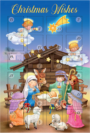 Advent Calendar Card with Easel/1 Design (95001) ACC1