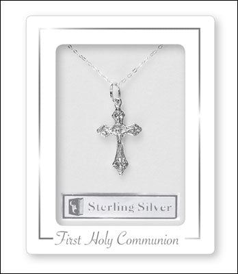 Sterling Silver Necklet/Crucifix (C69312)