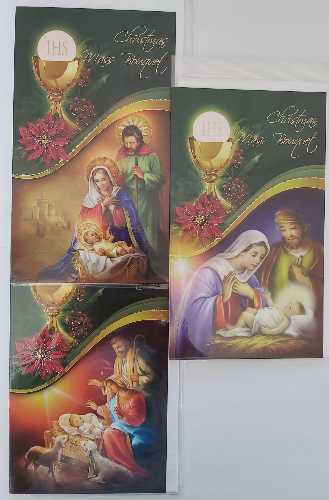 Christmas Mass card (9922)