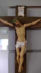 Resin Hanging Crucifix 12 1/4 inch (1080)
