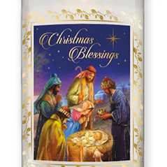 Pillar Candle – Christmas Blessings (87981)